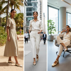 Tuhoomall Comfortable Flat Shoes For Women, Classic Office Style, Adjustable Buckle, Solid Color Design, Perfect For Spring And Summer