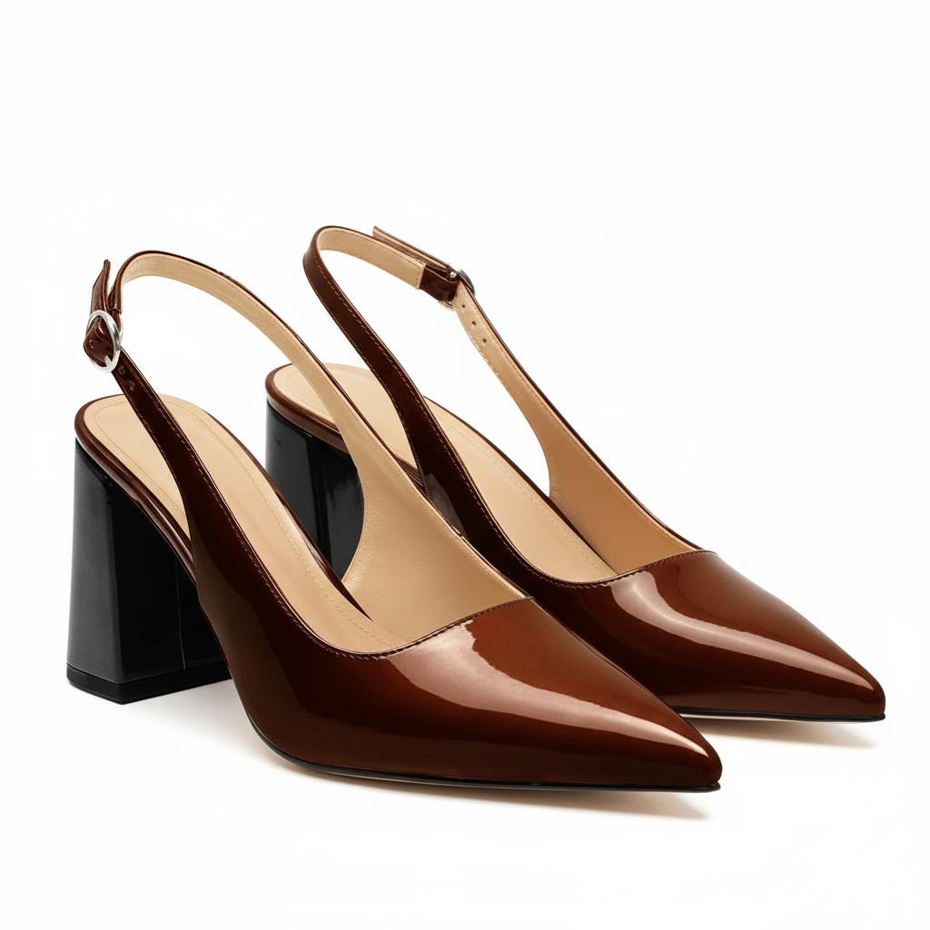 Tuhoomall Fashionable Comfortable High Heel Sandals for Summer - Classic Adjustable Strap Pointed Toe Casual Wear Tuhoomall