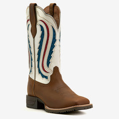 Tuhoomall Western Cowgirl Short Boots, Colorful Plaid Pattern, Comfortable Chunky Heel, Perfect for Outdoor Fashion Tuhoomall
