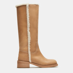 Tuhoomall Women's Boots, Comfortable Slip-On, Round Toe, Casual & Formal Wear, Versatile Fashion Footwear for Spring, Autumn & Winter