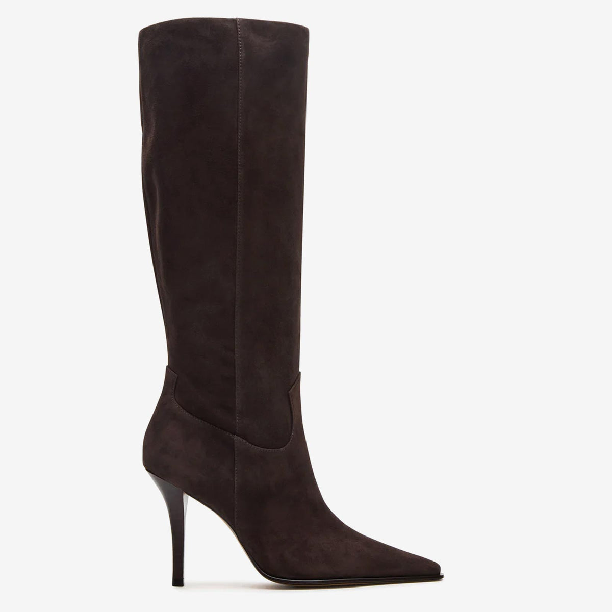 Tuhoomall Fashion Knee-High Boots for Women, Stylish Casual Wear with Chunky Heels and Zipper Detail, Versatile for Work and Everyday Use