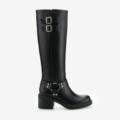 Tuhoomall Boots for Women, Comfortable Round Toe Ankle Booties with Chunky Heel, Slip-On Design for Outdoor and Casual Style, Suede Look