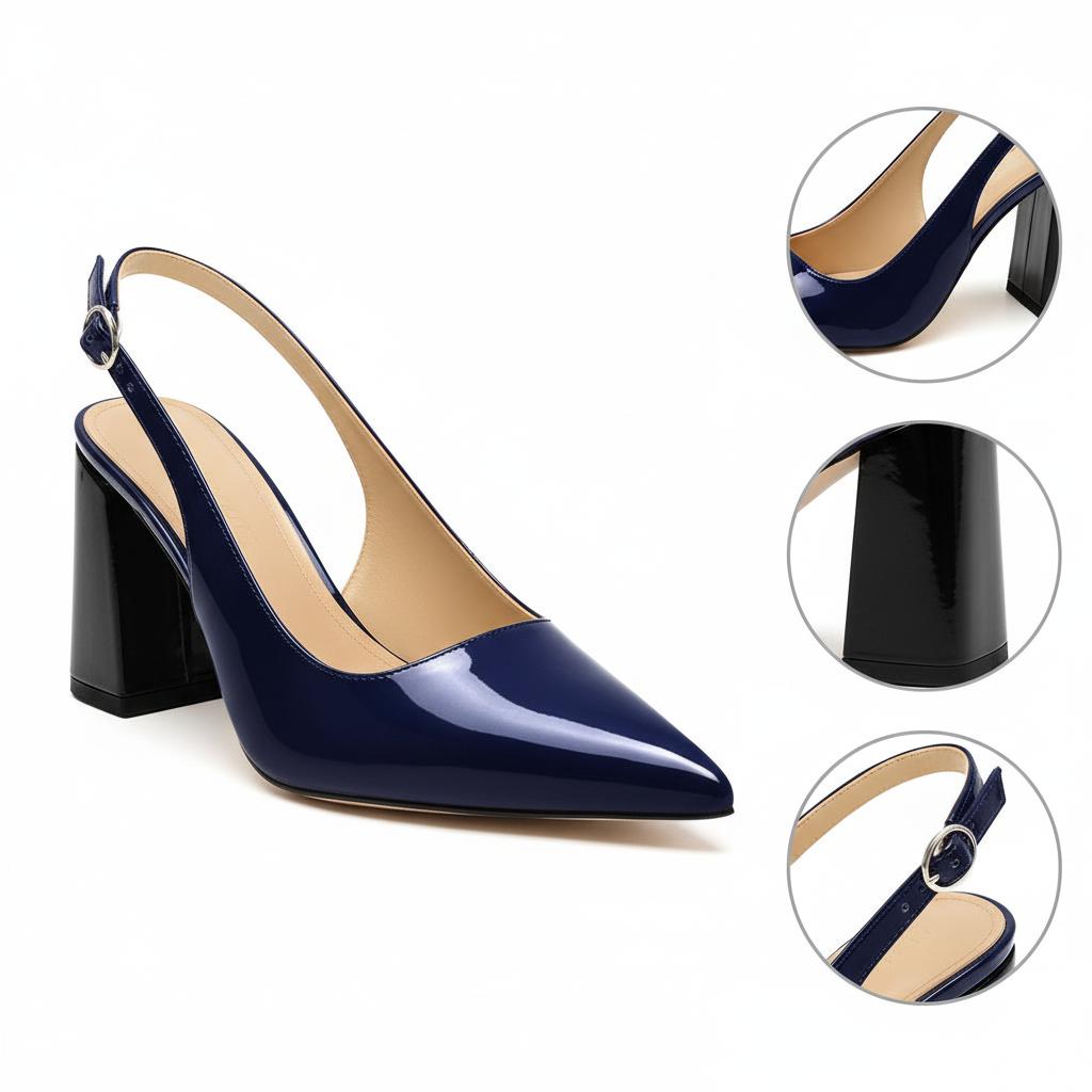 Tuhoomall Fashionable Comfortable High Heel Sandals for Summer - Classic Adjustable Strap Pointed Toe Casual Wear Tuhoomall
