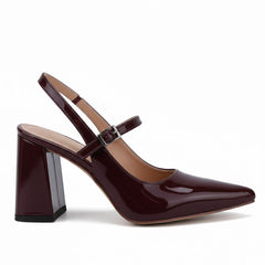 Tuhoomall Fashion Mid-Heel Sandals for Women, Elegant Office Daily Wear, Adjustable Strap, Tapered Toe Design, Comfortable Rubber Sole Tuhoomall