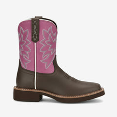 Tuhoomall Western Cowboy Ankle Boots for Women, Embroidered Short Booties, Stylish Comfort with Mid Chunky Heel, Perfect for All Seasons