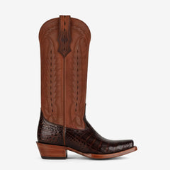 Tuhoomall Comfortable Western Boots for Women - Retro Embroidered Design, Snip Toe, Chunky Heel - Perfect for Parties, Performances, and Casual Outings