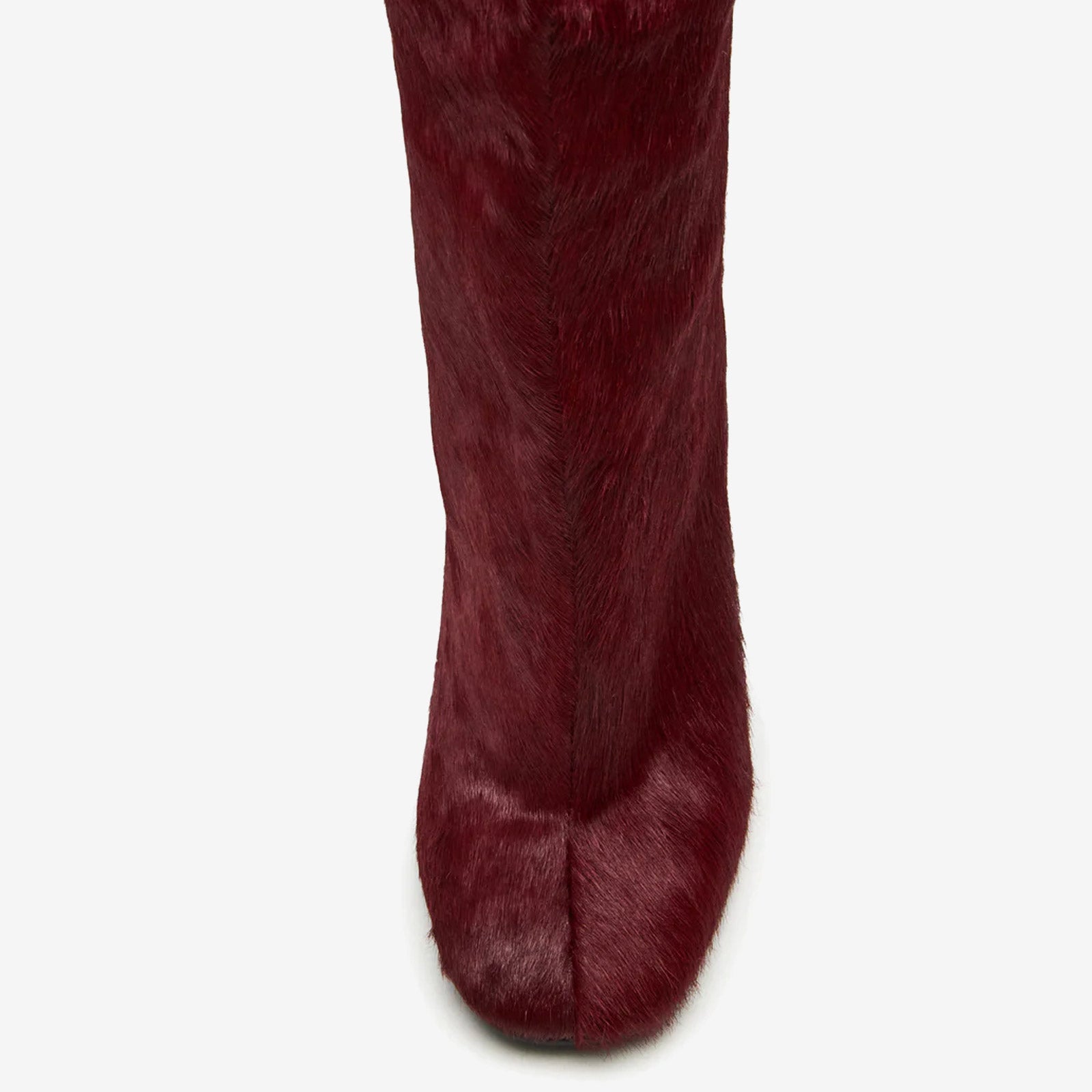 Tuhoomall Over-The-Knee High Heels Boots for Party, Runway Performance, Vegan-Friendly with Striped and Zebra Patterns