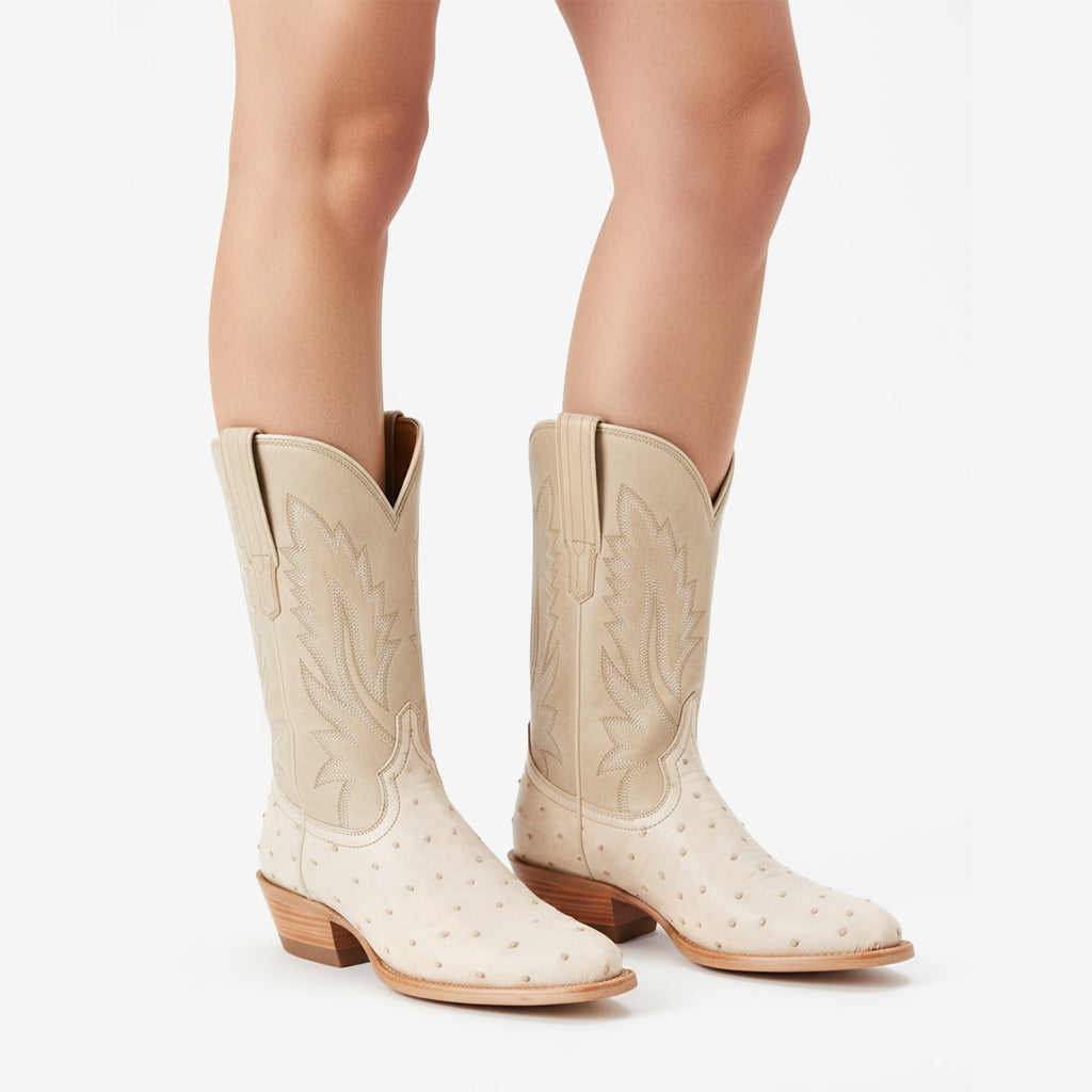 Tuhoomall Western Cowboy Ankle Boots for Women, Fashion Casual Heels, Embroidered Design, Comfortable Rubber Sole, Versatile for All Seasons