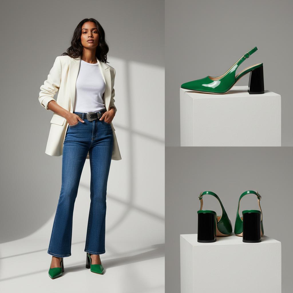 Tuhoomall Fashionable Comfortable High Heel Sandals for Summer - Classic Adjustable Strap Pointed Toe Casual Wear Tuhoomall