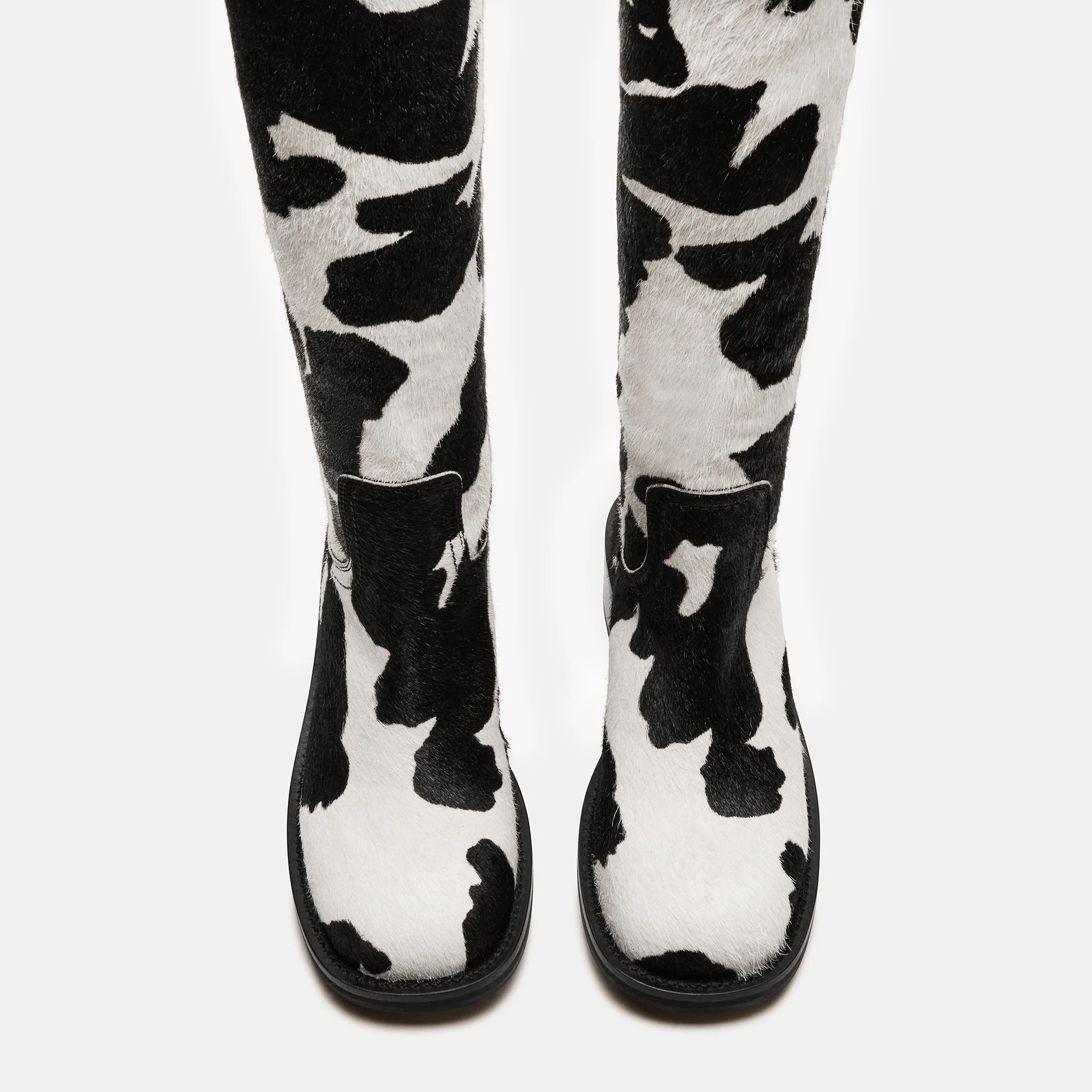 Tuhoomall Fashionable Floral Ankle Boots For Parties - Low Heel, Round Toe, Easy Slip-On Design, Ideal For All-Day Wear In Spring, Autumn, And Winter