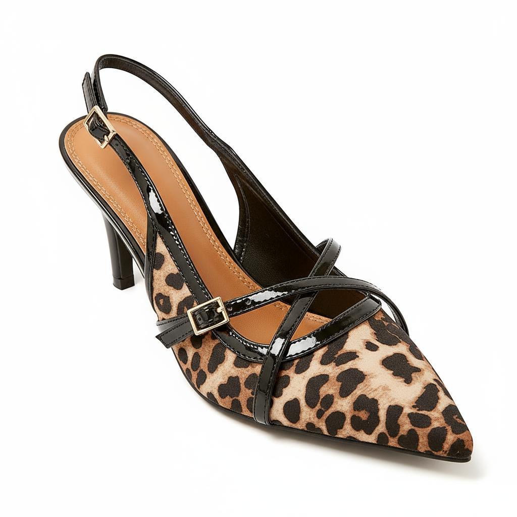 Tuhoomall Comfortable High Heel Pumps with Pointed Toe and Cat Heel, Stylish Mesh Design for Fashionable Everyday Wear Tuhoomall