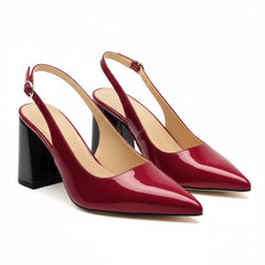 Tuhoomall Fashionable Comfortable High Heel Sandals for Summer - Classic Adjustable Strap Pointed Toe Casual Wear Tuhoomall