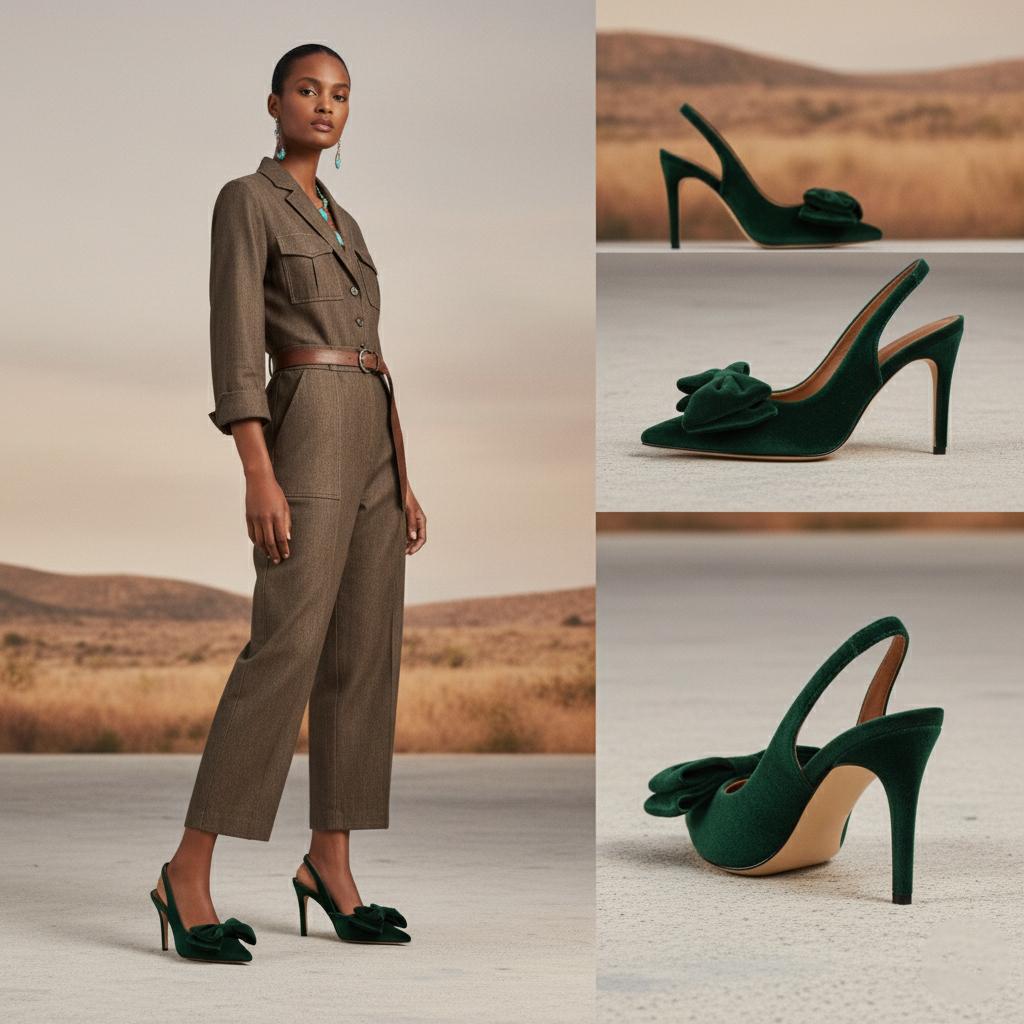 Tuhoomall Stylish High Heel Sandals With Bow, Pointed Toe, Slip-On Design For Parties, Performances, Fashion Casual Wear, 3.1in Stiletto Heel Tuhoomall