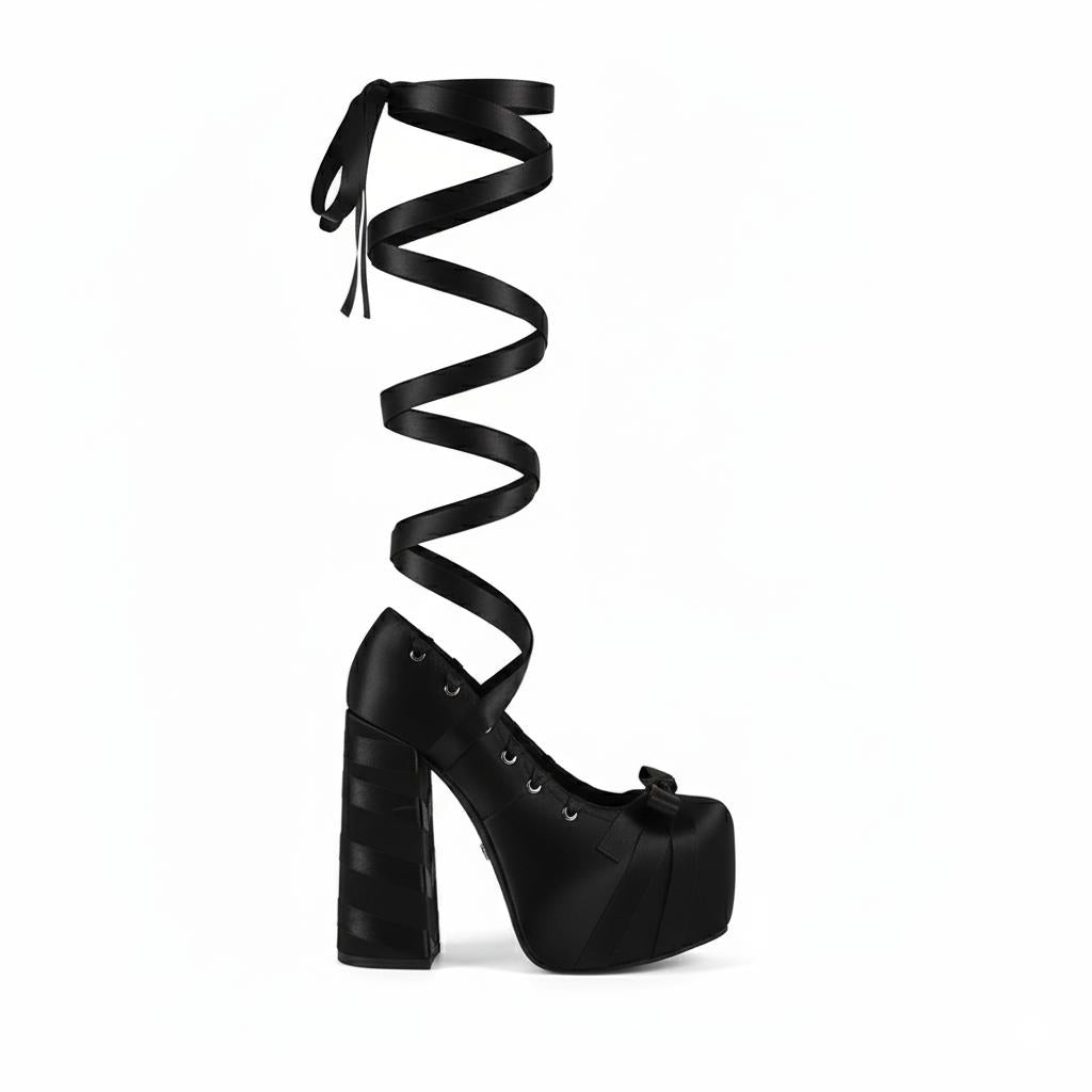 Tuhoomall Waterproof Platform High Heel Sandals with Round Closed Toe for Performances and Evening Events, 17cm Stiletto Heel, Spring Summer Style Tuhoomall