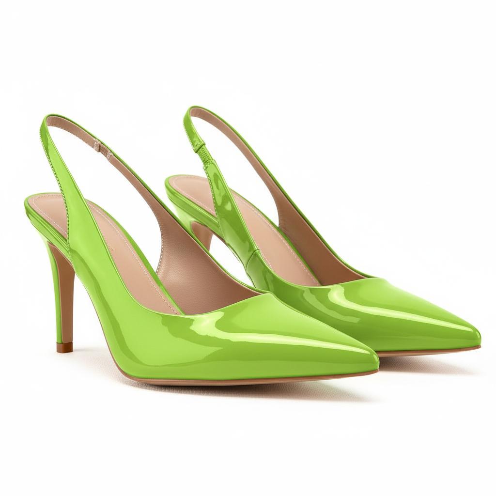 Tuhoomall Fashion Women's High Heel Slip-On Pumps - Stylish Pointed Toe, Medium Heel, Classic Solid Color for Office and Daily Wear Tuhoomall