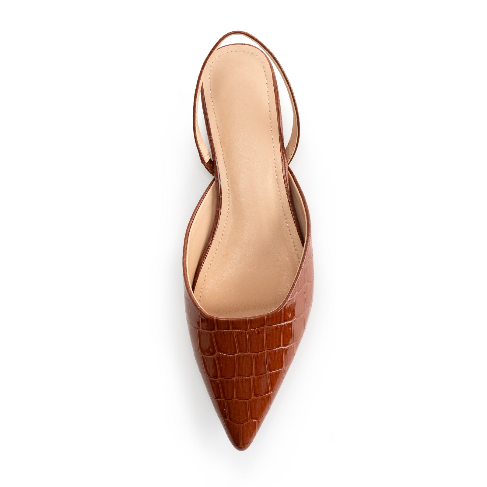 Tuhoomall Slingback Flats for Women Pointed-Toe Ballet Flats