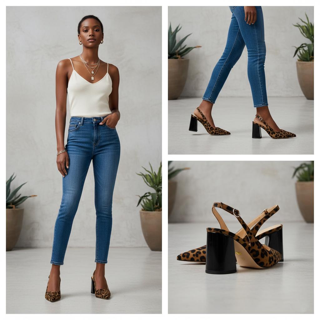 Tuhoomall Fashionable Comfortable High Heel Sandals for Summer - Classic Adjustable Strap Pointed Toe Casual Wear Tuhoomall