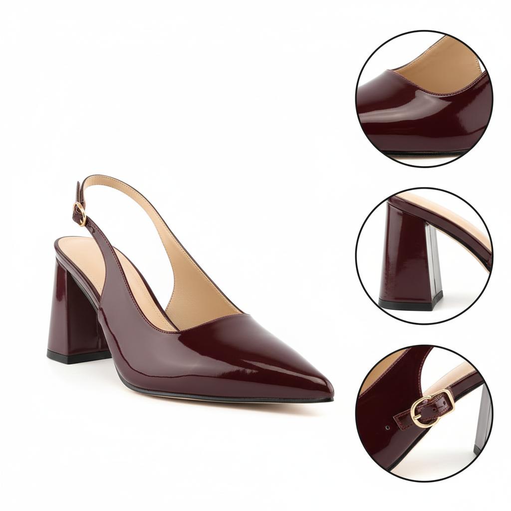 Tuhoomall Fashionable Comfortable High Heel Sandals for Summer - Classic Adjustable Strap Pointed Toe Casual Wear Tuhoomall