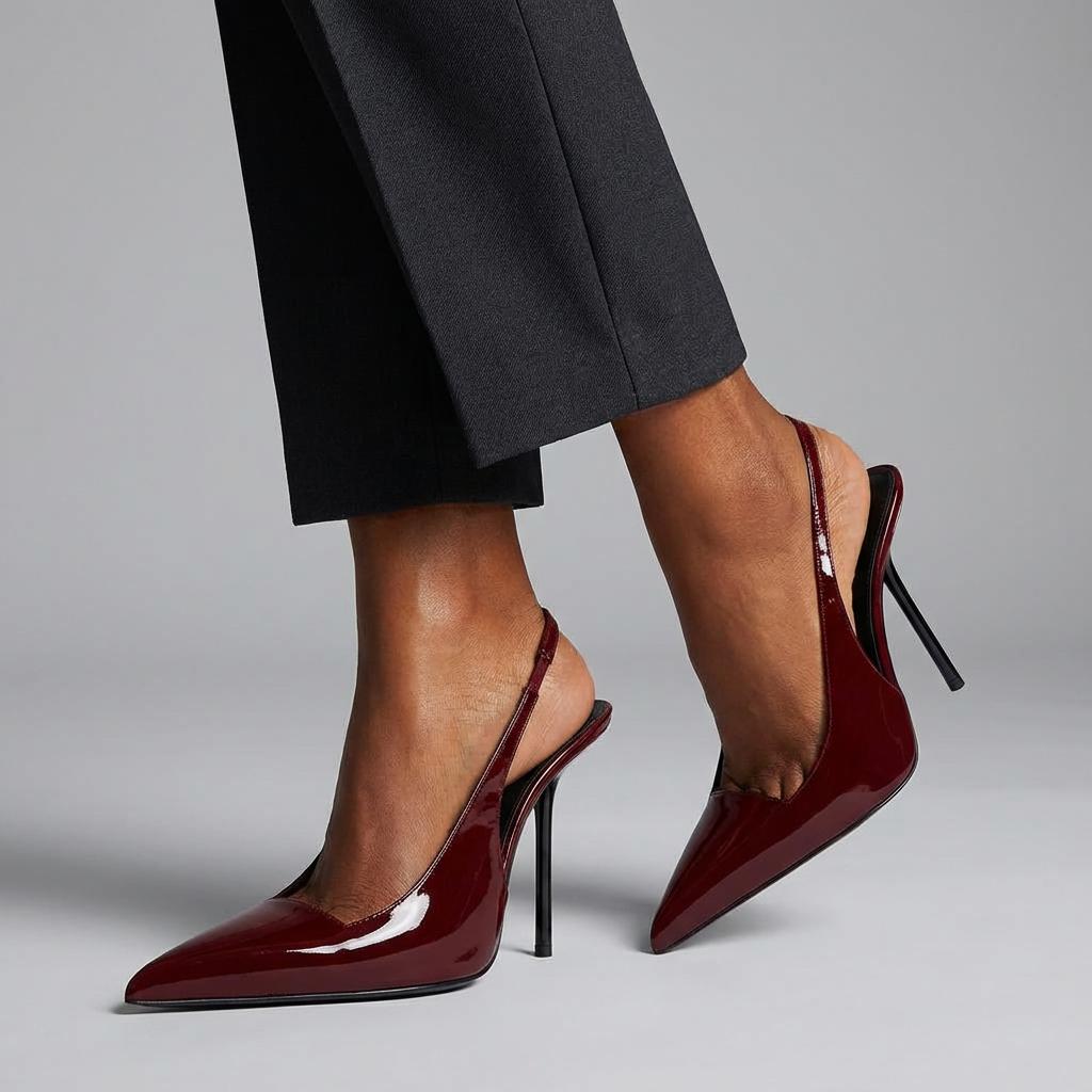 Tuhoomall High Heel Pointed Toe Slip-On Women’s Fashion Casual Shoes for Business, Performance, and Everyday Wear Tuhoomall
