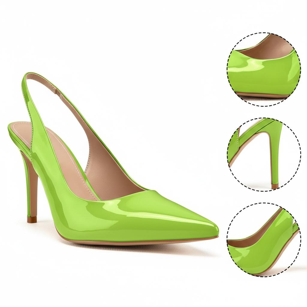 Tuhoomall Fashion Women's High Heel Slip-On Pumps - Stylish Pointed Toe, Medium Heel, Classic Solid Color for Office and Daily Wear Tuhoomall