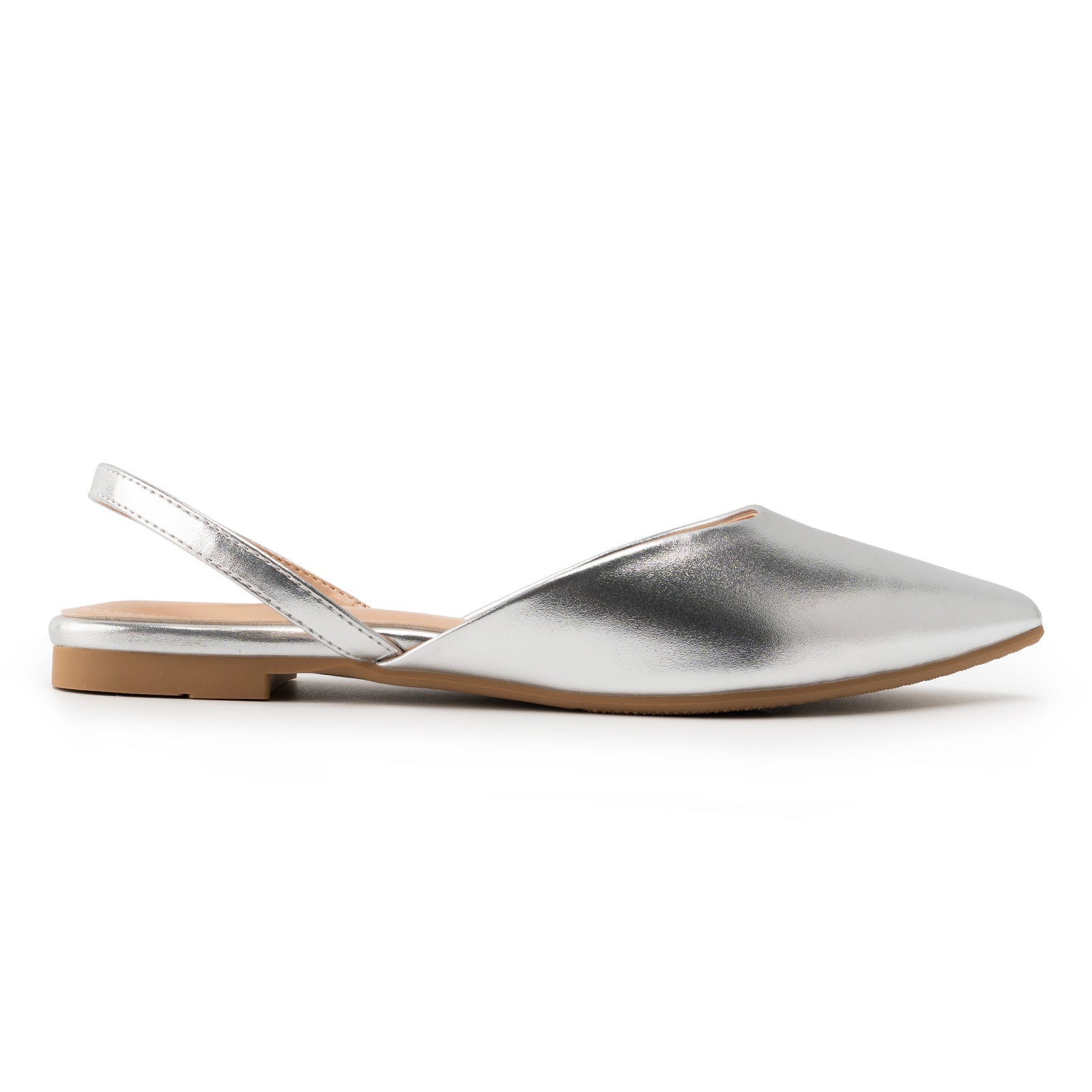 Tuhoomall Slingback Flats for Women Pointed-Toe Ballet Flats