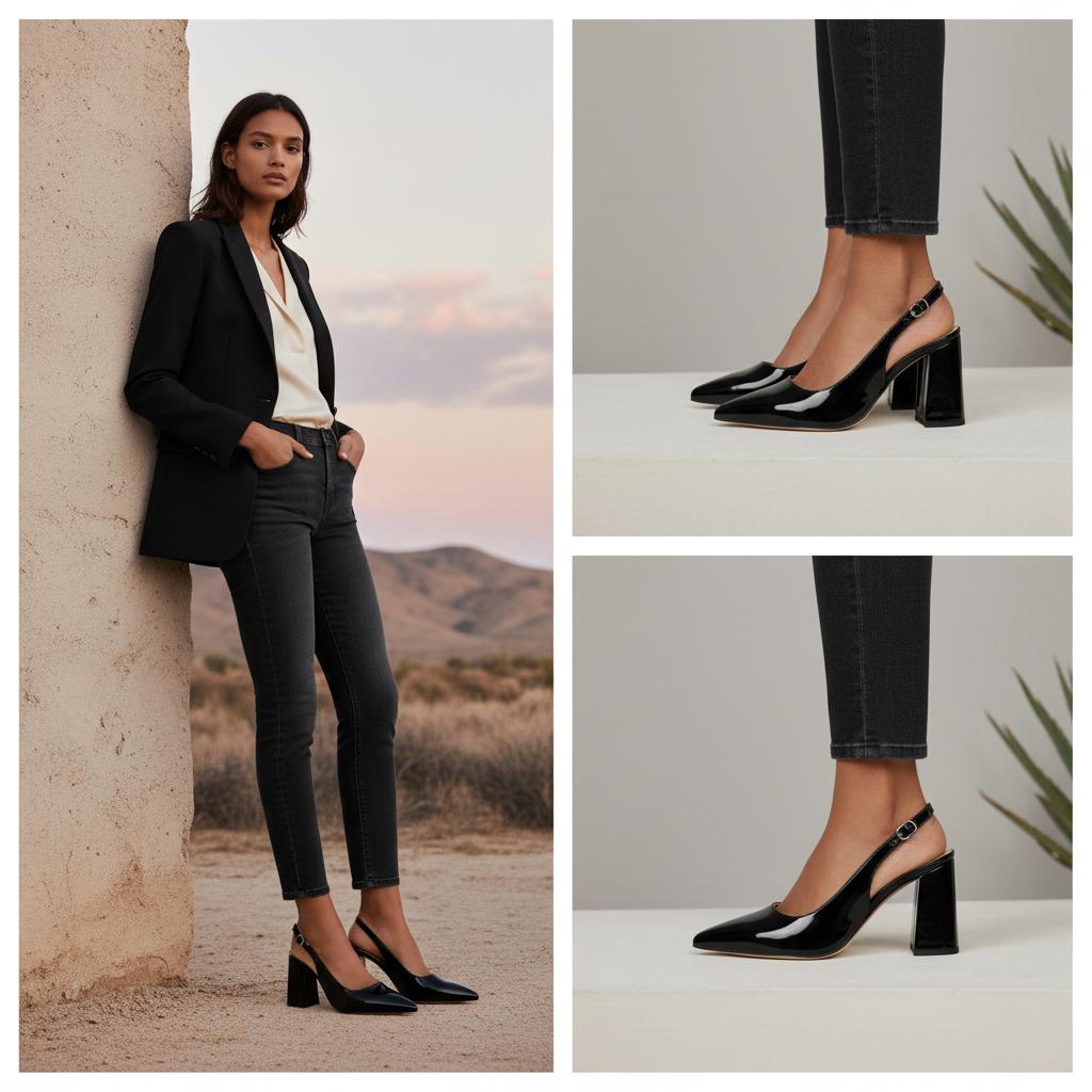Tuhoomall Fashionable Comfortable High Heel Sandals for Summer - Classic Adjustable Strap Pointed Toe Casual Wear Tuhoomall