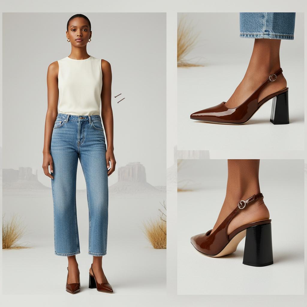 Tuhoomall Fashionable Comfortable High Heel Sandals for Summer - Classic Adjustable Strap Pointed Toe Casual Wear Tuhoomall