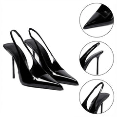 Tuhoomall High Heel Pointed Toe Slip-On Women’s Fashion Casual Shoes for Business, Performance, and Everyday Wear Tuhoomall