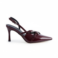 Tuhoomall High Heel Sandals for Women, Stylish Pointed Toe Low Heel, Double Buckle Open Back Design for Casual and Formal Occasions Tuhoomall