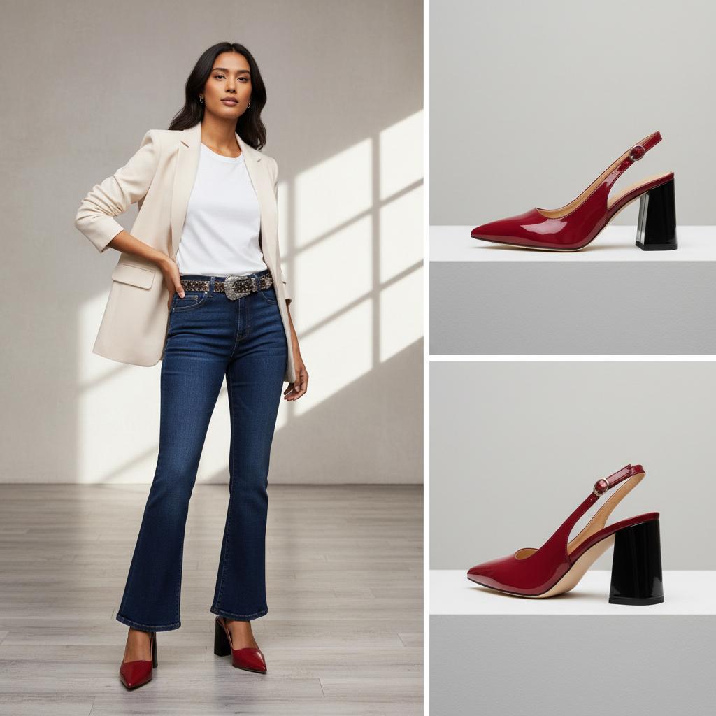 Tuhoomall Fashionable Comfortable High Heel Sandals for Summer - Classic Adjustable Strap Pointed Toe Casual Wear Tuhoomall