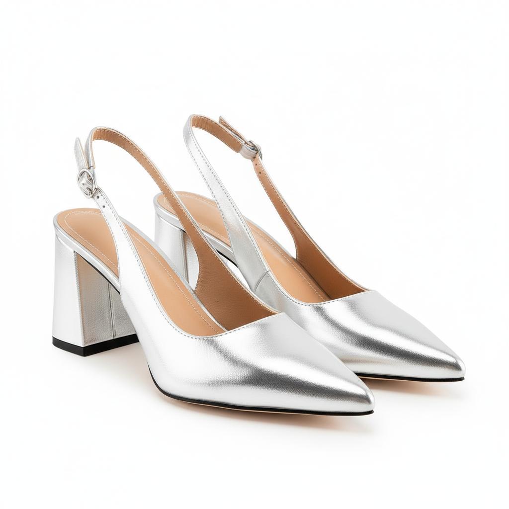 Tuhoomall Fashionable Comfortable High Heel Sandals for Summer - Classic Adjustable Strap Pointed Toe Casual Wear Tuhoomall