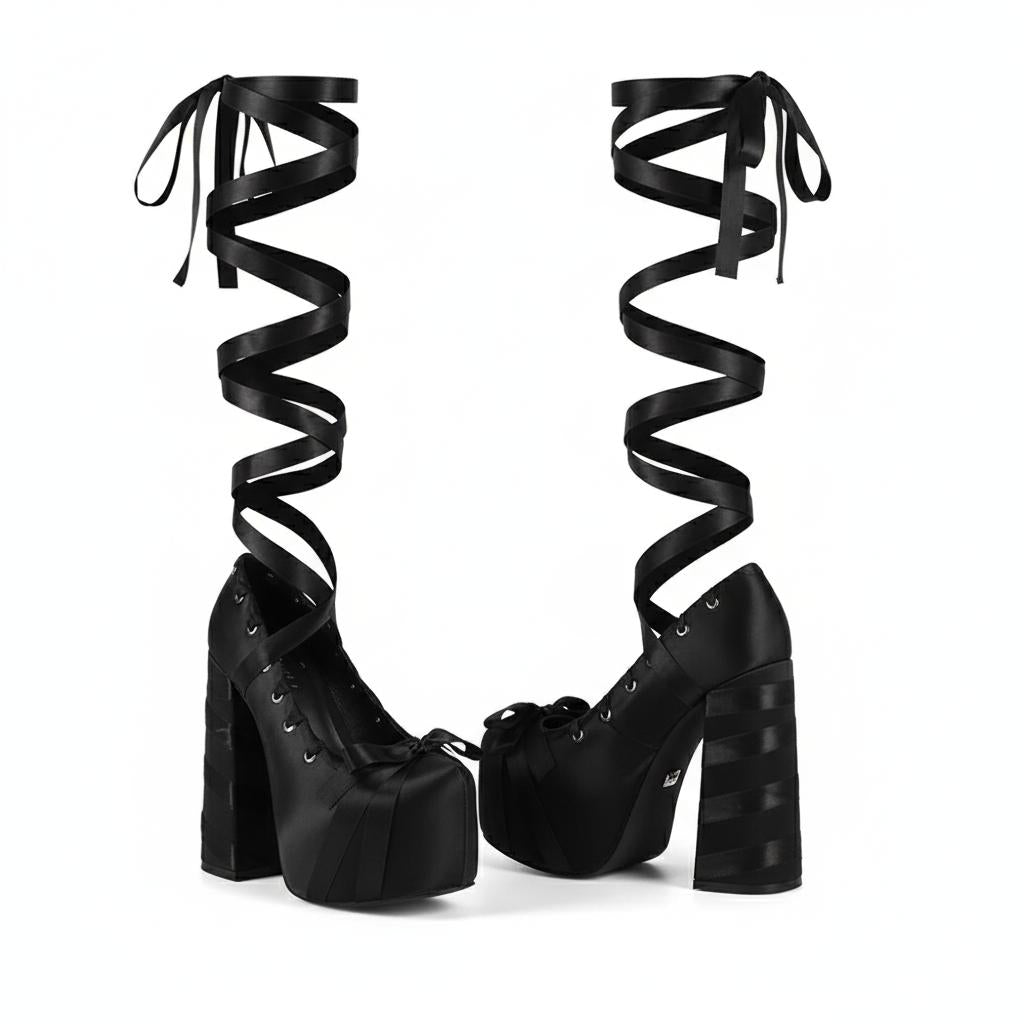 Tuhoomall Waterproof Platform High Heel Sandals with Round Closed Toe for Performances and Evening Events, 17cm Stiletto Heel, Spring Summer Style Tuhoomall
