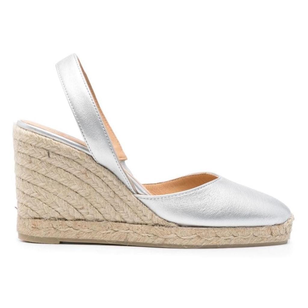 Tuhoomall Ethnic Style Wedge Sandals for Women, Casual Fashion Retro, Round Toe, Slip-On, Braided Pattern, 3.74 Inch Heel Height Tuhoomall