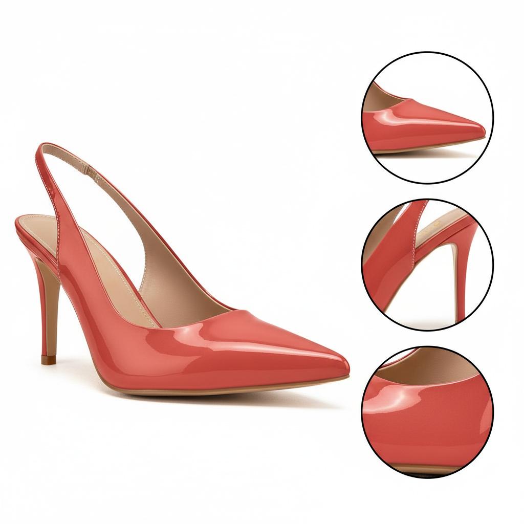Tuhoomall Fashion Women's High Heel Slip-On Pumps - Stylish Pointed Toe, Medium Heel, Classic Solid Color for Office and Daily Wear Tuhoomall