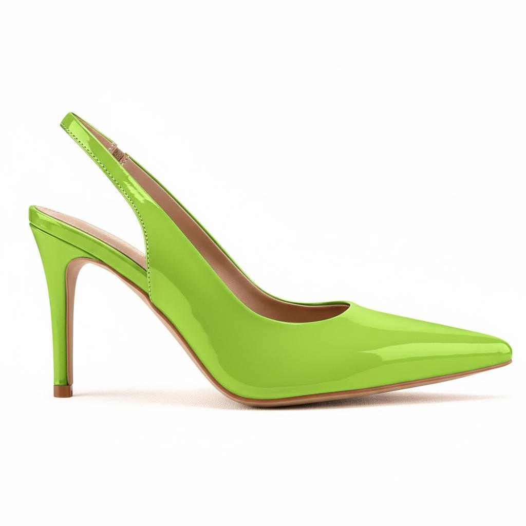 Tuhoomall Fashion Women's High Heel Slip-On Pumps - Stylish Pointed Toe, Medium Heel, Classic Solid Color for Office and Daily Wear Tuhoomall