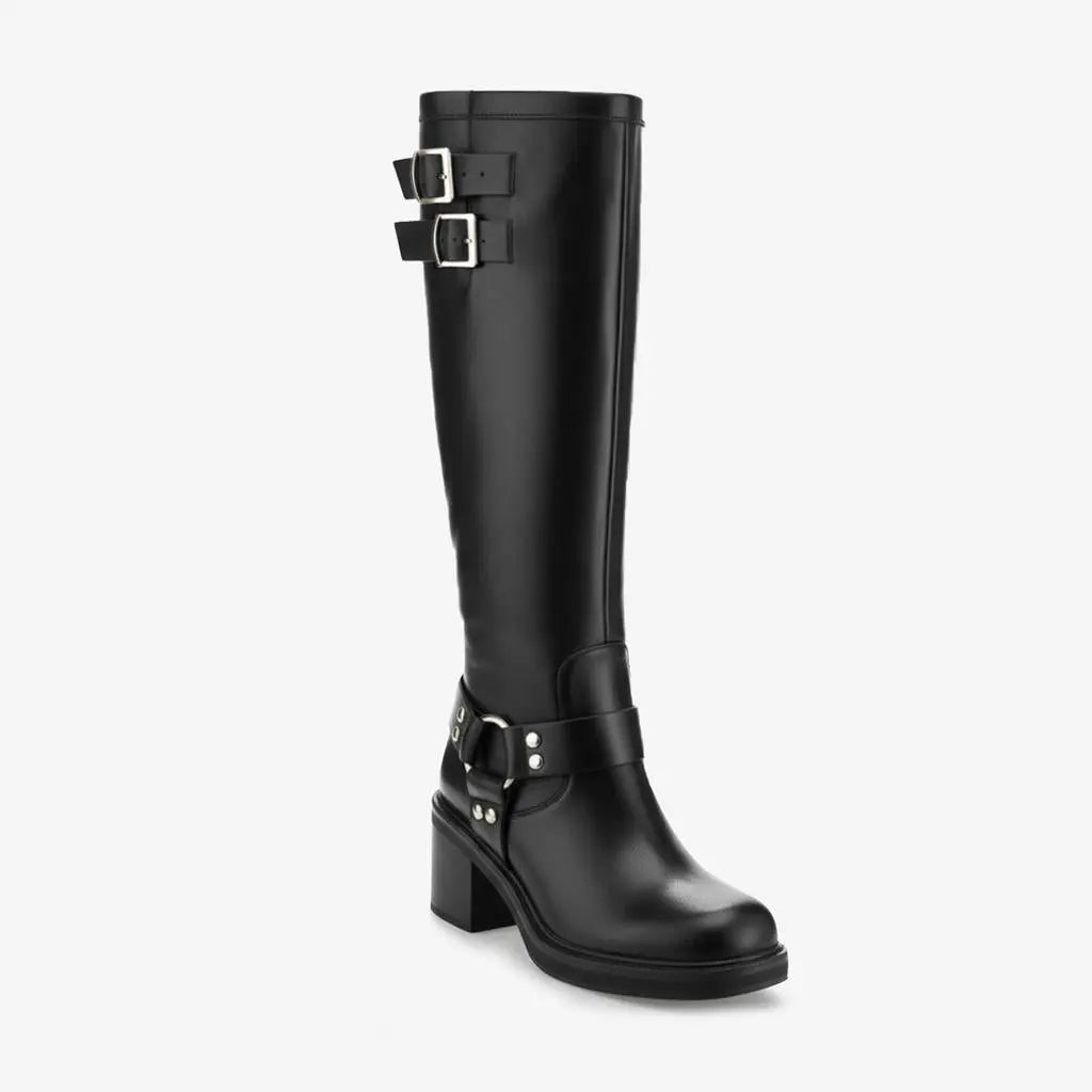 Tuhoomall Boots for Women, Comfortable Round Toe Ankle Booties with Chunky Heel, Slip-On Design for Outdoor and Casual Style, Suede Look Tuhoomall