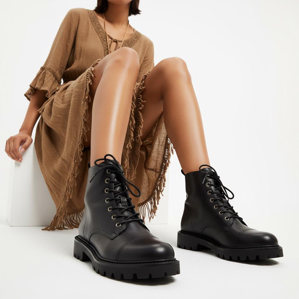 Tuhoomall Western Style Ankle Boots with Snip Toe, 1.75 in Heel, Casual Fashion, Embroidered Details, Perfect for All Seasons Tuhoomall